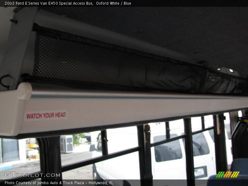 Oxford White / Blue 2003 Ford E Series Van E450 Special Access Bus