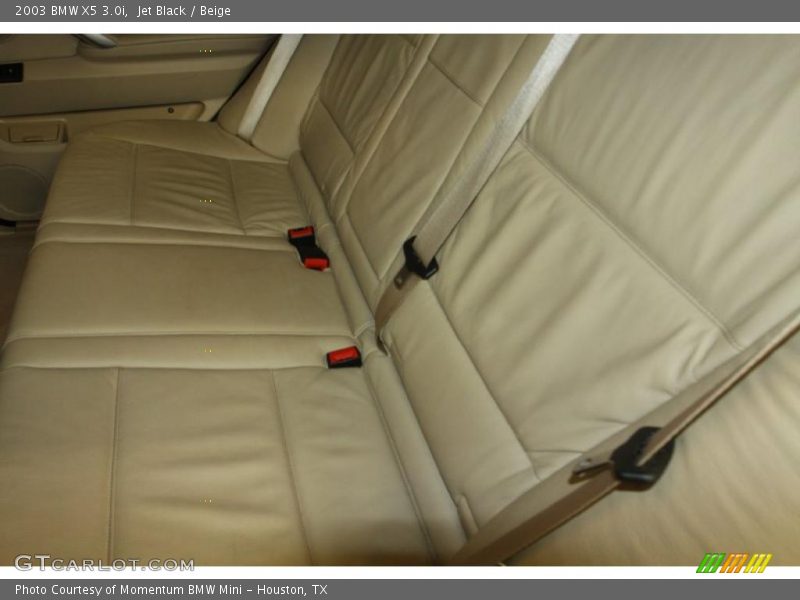 Jet Black / Beige 2003 BMW X5 3.0i