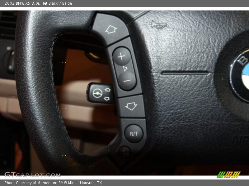 Jet Black / Beige 2003 BMW X5 3.0i