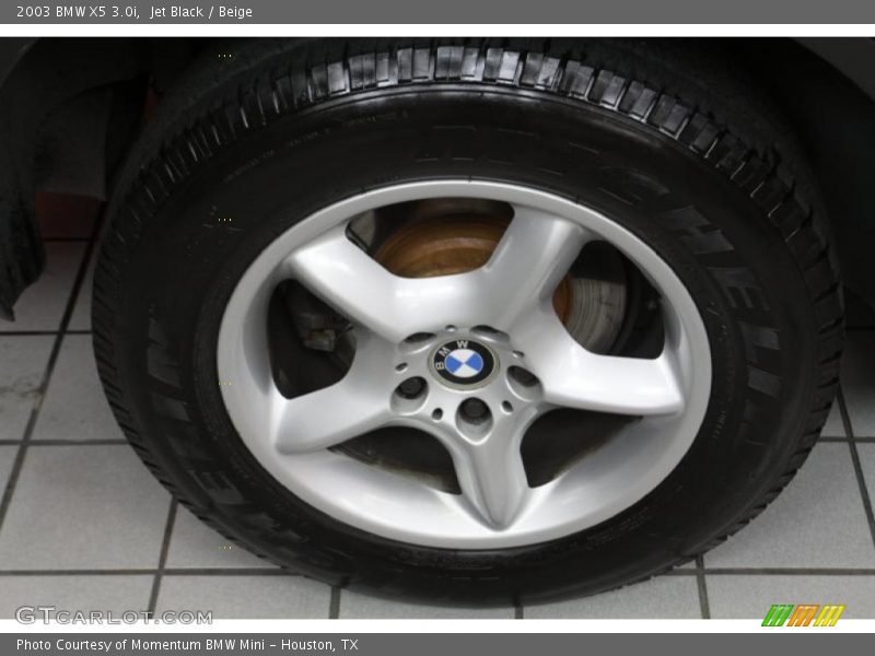 Jet Black / Beige 2003 BMW X5 3.0i