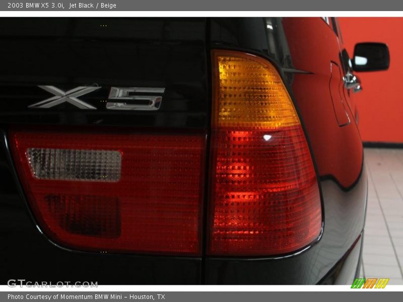 Jet Black / Beige 2003 BMW X5 3.0i