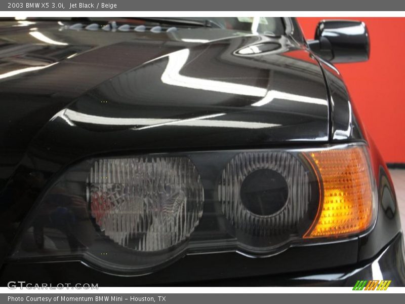 Jet Black / Beige 2003 BMW X5 3.0i