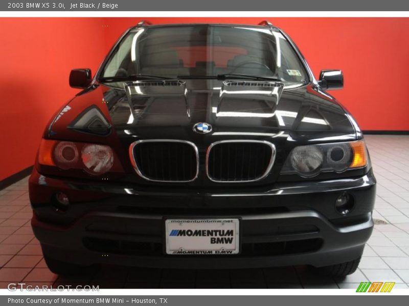 Jet Black / Beige 2003 BMW X5 3.0i