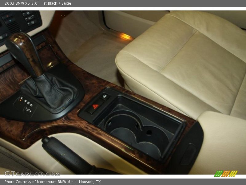 Jet Black / Beige 2003 BMW X5 3.0i