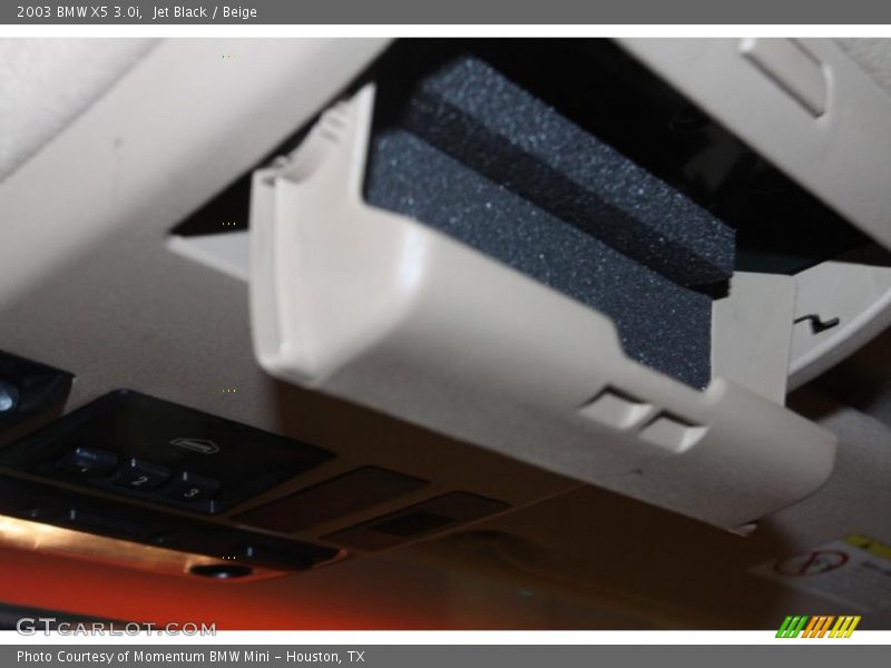 Jet Black / Beige 2003 BMW X5 3.0i