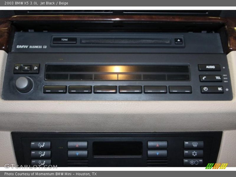 Jet Black / Beige 2003 BMW X5 3.0i