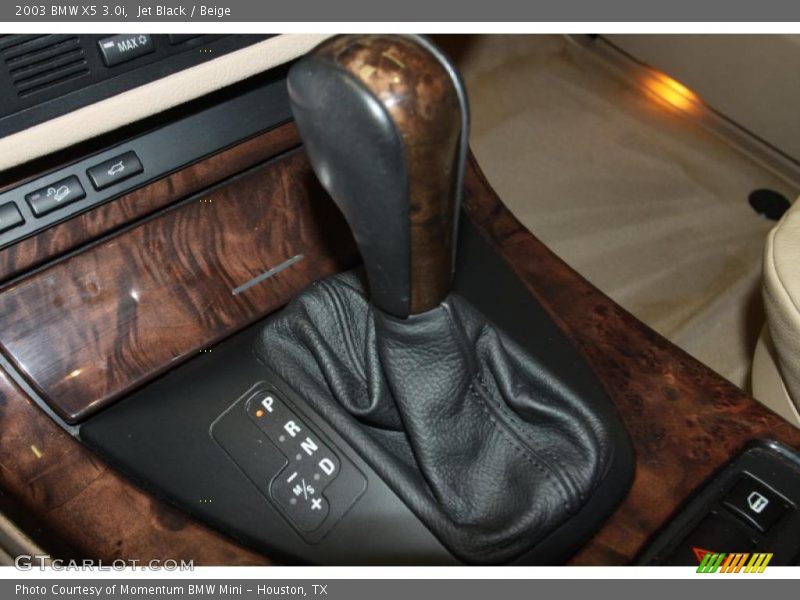 Jet Black / Beige 2003 BMW X5 3.0i