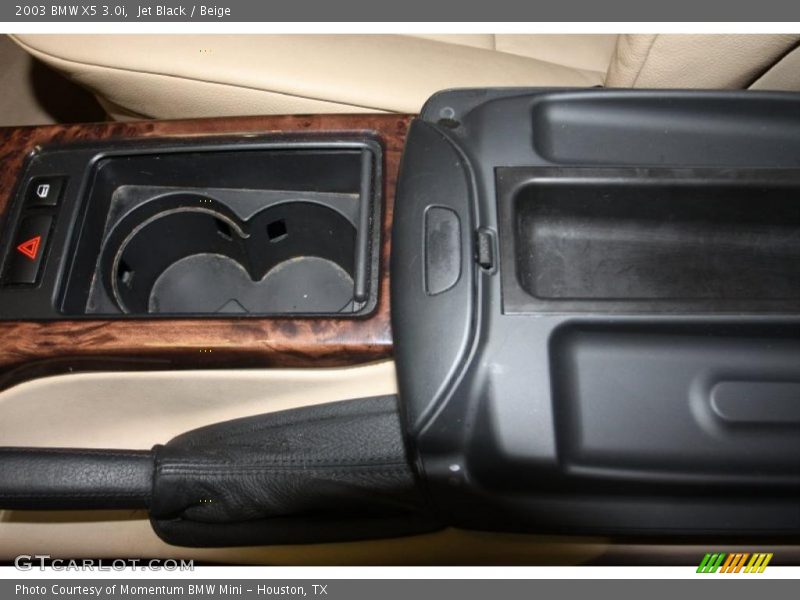 Jet Black / Beige 2003 BMW X5 3.0i