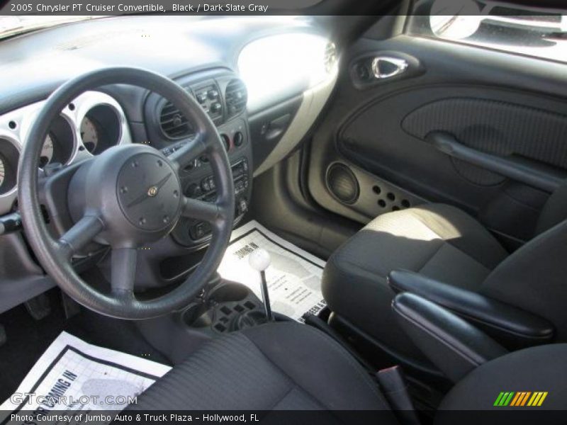 Black / Dark Slate Gray 2005 Chrysler PT Cruiser Convertible