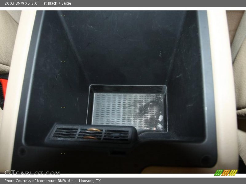 Jet Black / Beige 2003 BMW X5 3.0i
