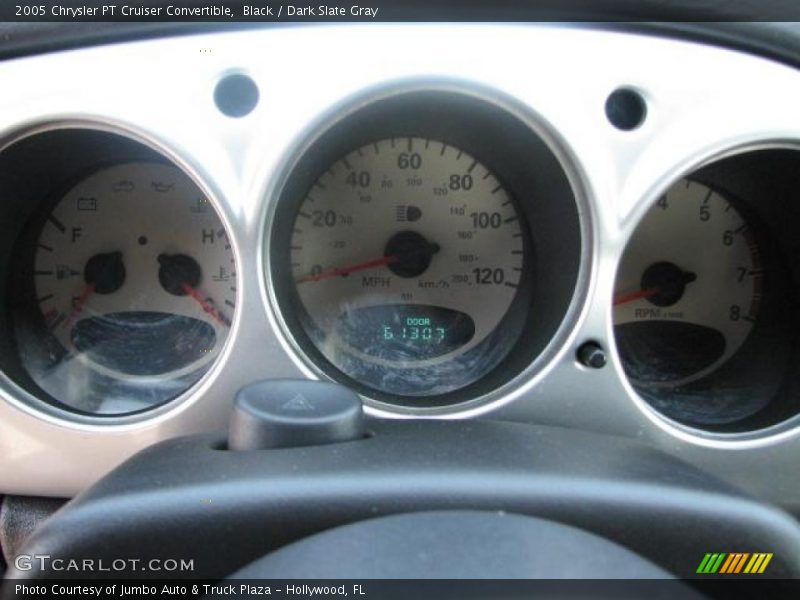 Black / Dark Slate Gray 2005 Chrysler PT Cruiser Convertible