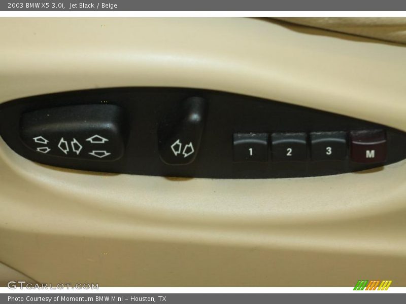 Jet Black / Beige 2003 BMW X5 3.0i