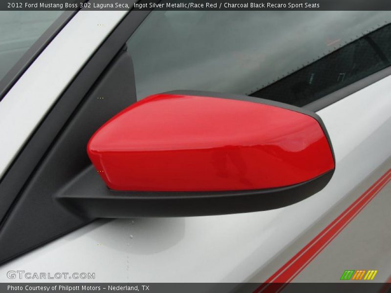 Ingot Silver Metallic/Race Red / Charcoal Black Recaro Sport Seats 2012 Ford Mustang Boss 302 Laguna Seca