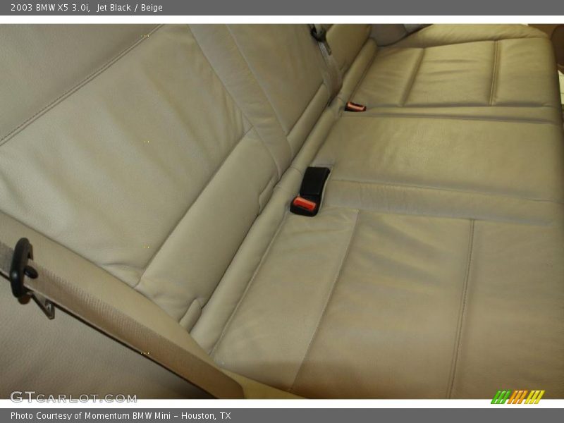 Jet Black / Beige 2003 BMW X5 3.0i