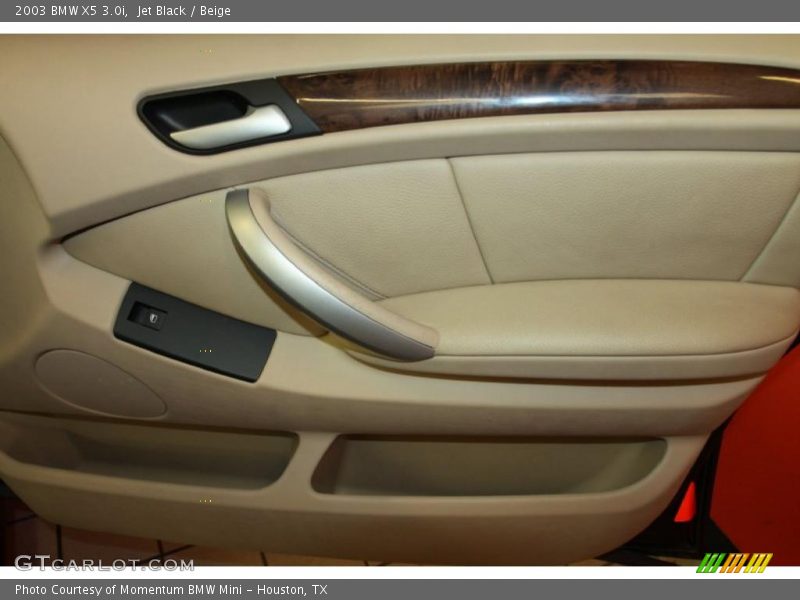 Jet Black / Beige 2003 BMW X5 3.0i