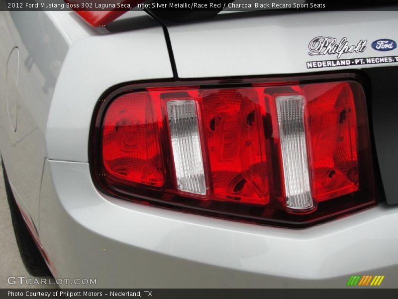 Ingot Silver Metallic/Race Red / Charcoal Black Recaro Sport Seats 2012 Ford Mustang Boss 302 Laguna Seca