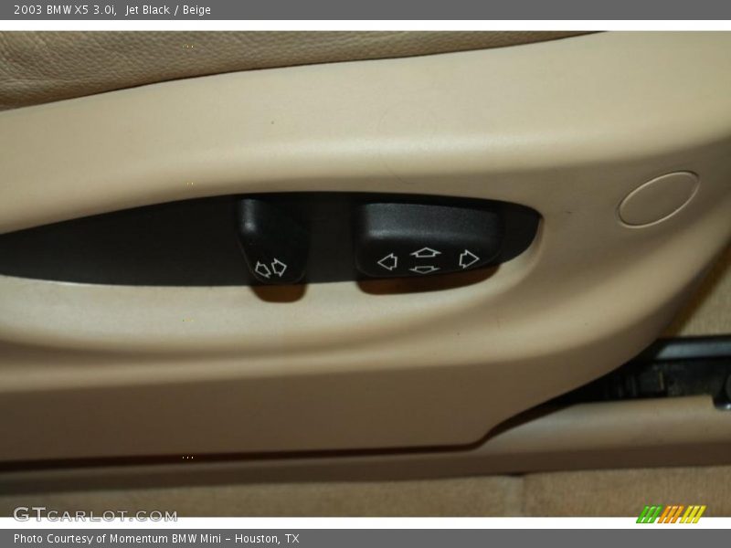 Jet Black / Beige 2003 BMW X5 3.0i