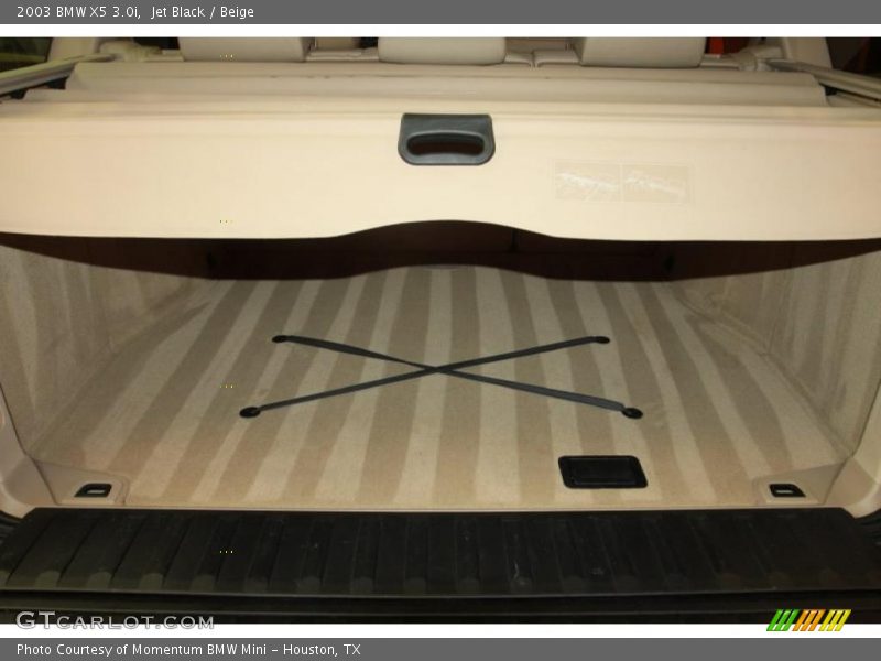 Jet Black / Beige 2003 BMW X5 3.0i