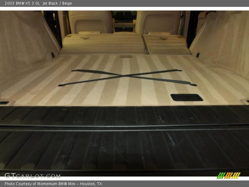Jet Black / Beige 2003 BMW X5 3.0i