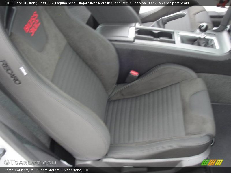  2012 Mustang Boss 302 Laguna Seca Charcoal Black Recaro Sport Seats Interior