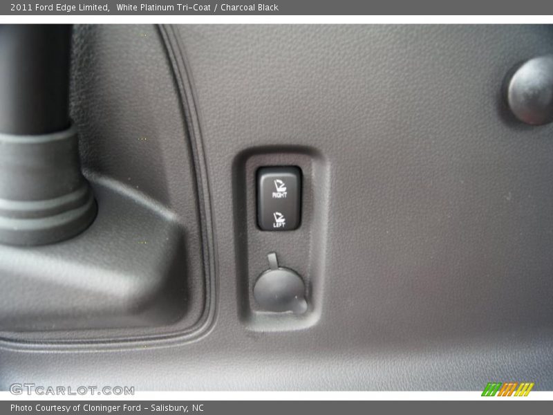 White Platinum Tri-Coat / Charcoal Black 2011 Ford Edge Limited