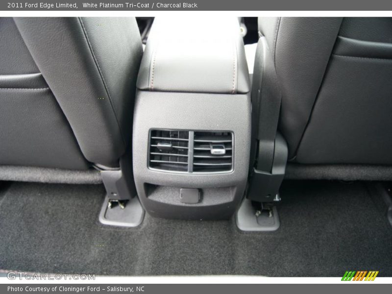 White Platinum Tri-Coat / Charcoal Black 2011 Ford Edge Limited