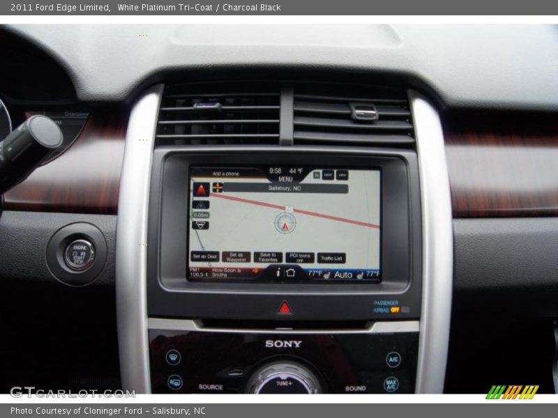 Navigation of 2011 Edge Limited