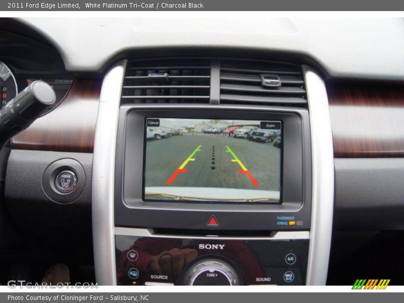 White Platinum Tri-Coat / Charcoal Black 2011 Ford Edge Limited