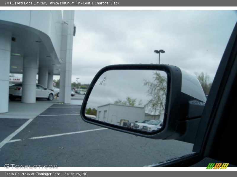 White Platinum Tri-Coat / Charcoal Black 2011 Ford Edge Limited