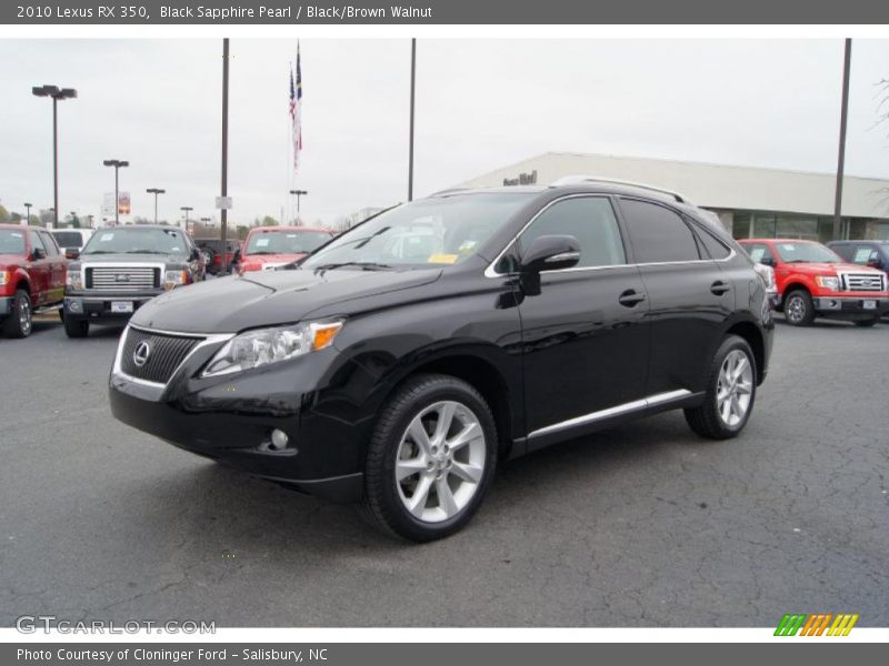 Front 3/4 View of 2010 RX 350