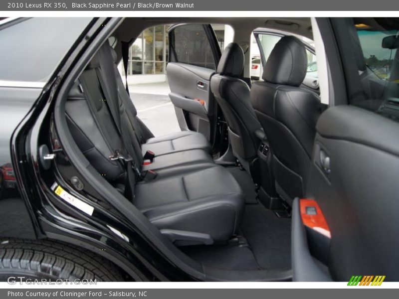 Black Sapphire Pearl / Black/Brown Walnut 2010 Lexus RX 350