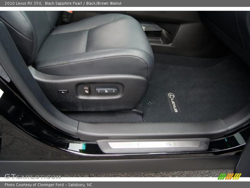 Black Sapphire Pearl / Black/Brown Walnut 2010 Lexus RX 350