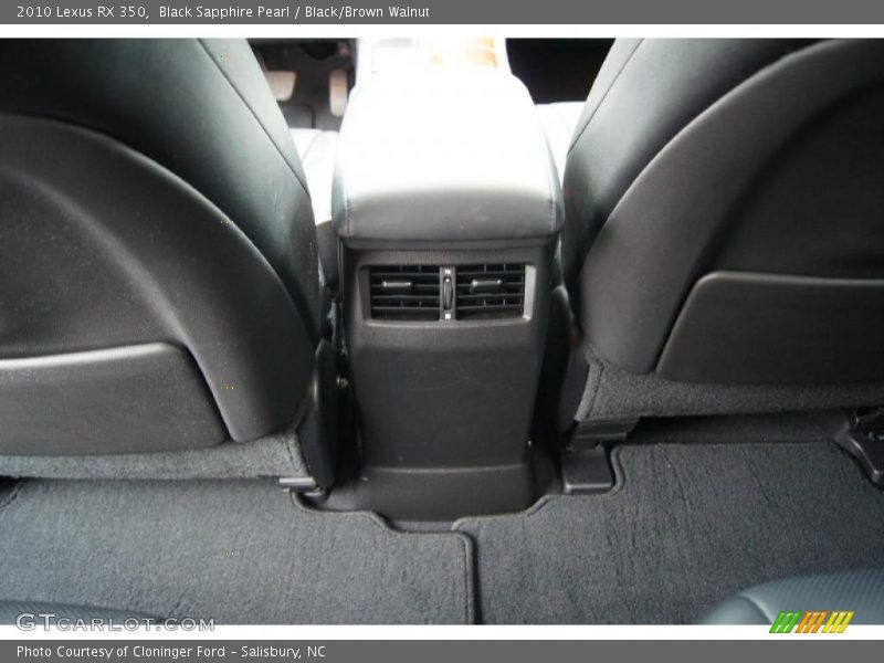 Black Sapphire Pearl / Black/Brown Walnut 2010 Lexus RX 350
