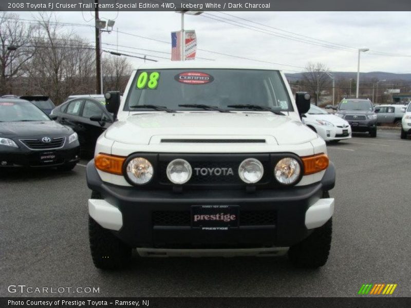 Iceberg White / Dark Charcoal 2008 Toyota FJ Cruiser Trail Teams Special Edition 4WD