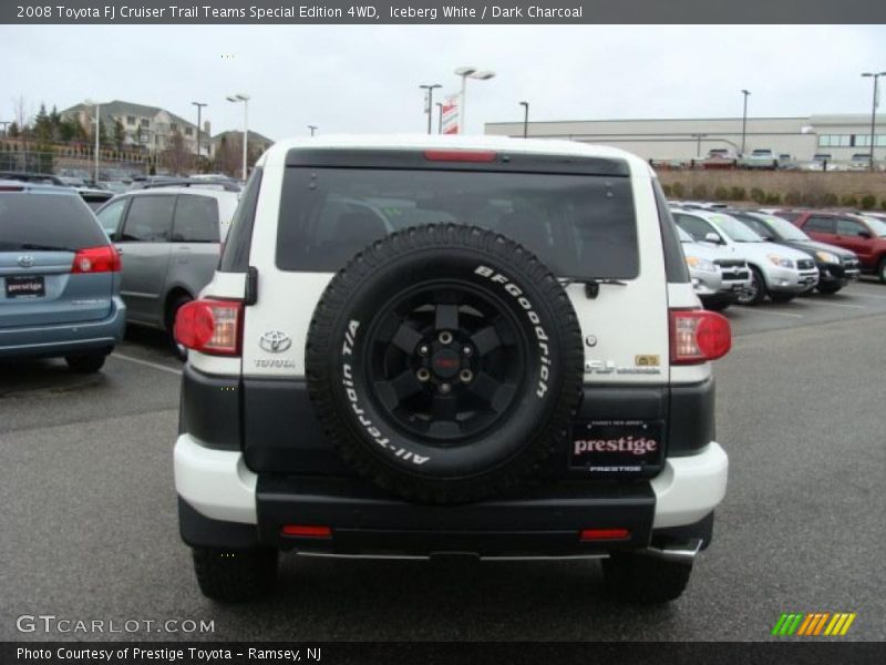Iceberg White / Dark Charcoal 2008 Toyota FJ Cruiser Trail Teams Special Edition 4WD