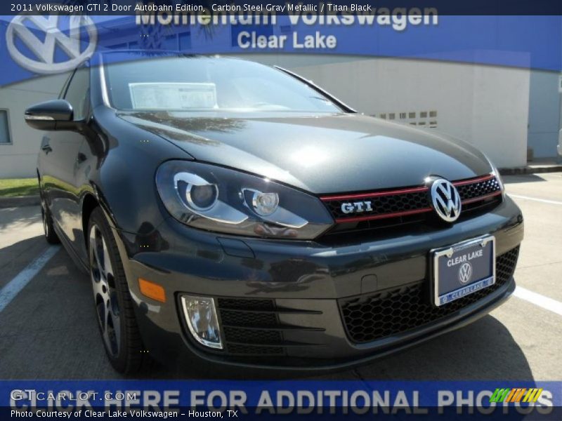 Carbon Steel Gray Metallic / Titan Black 2011 Volkswagen GTI 2 Door Autobahn Edition