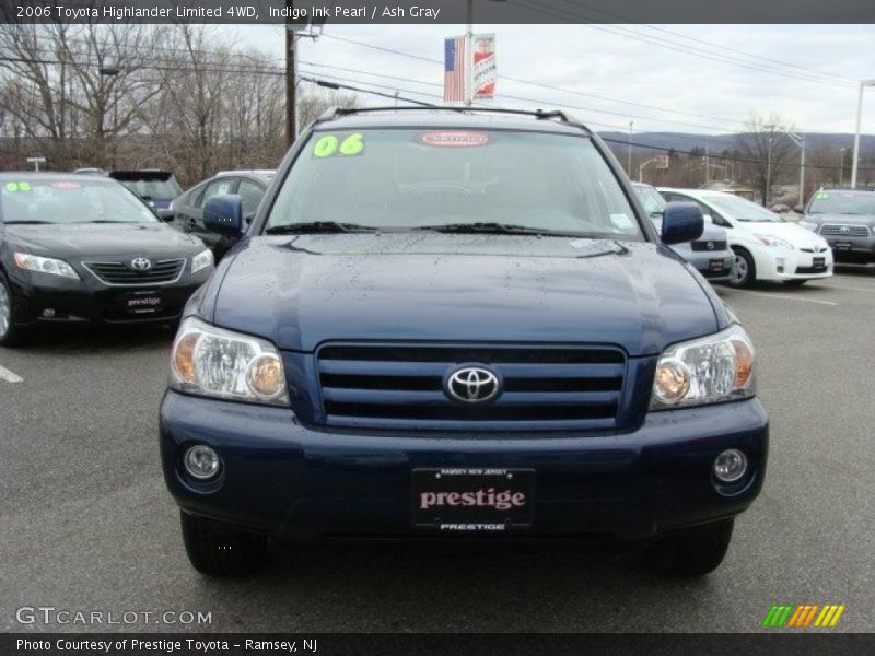 Indigo Ink Pearl / Ash Gray 2006 Toyota Highlander Limited 4WD