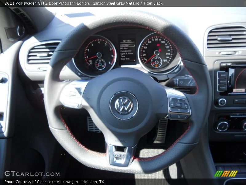 Carbon Steel Gray Metallic / Titan Black 2011 Volkswagen GTI 2 Door Autobahn Edition
