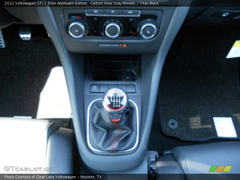  2011 GTI 2 Door Autobahn Edition 6 Speed Manual Shifter