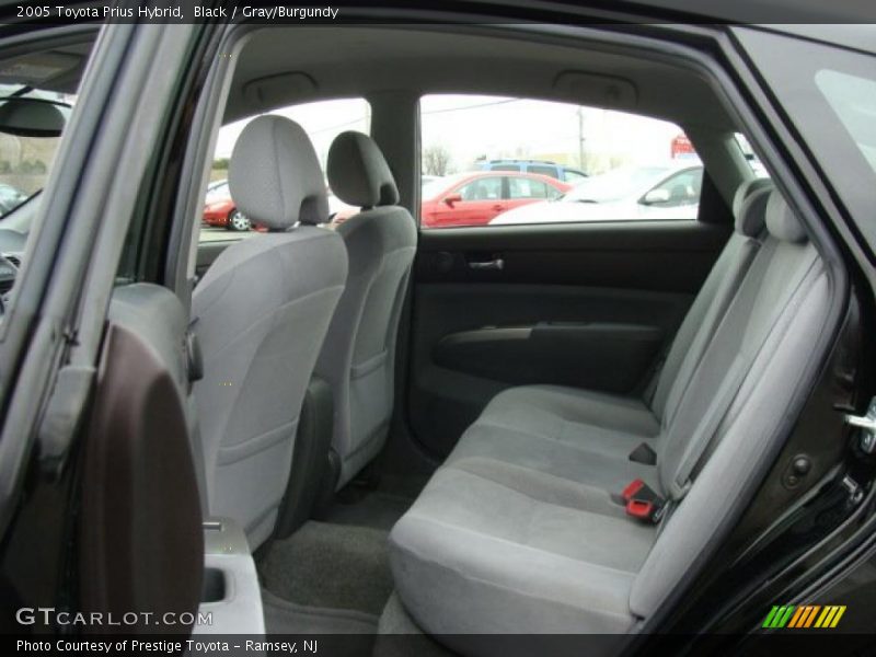 Black / Gray/Burgundy 2005 Toyota Prius Hybrid