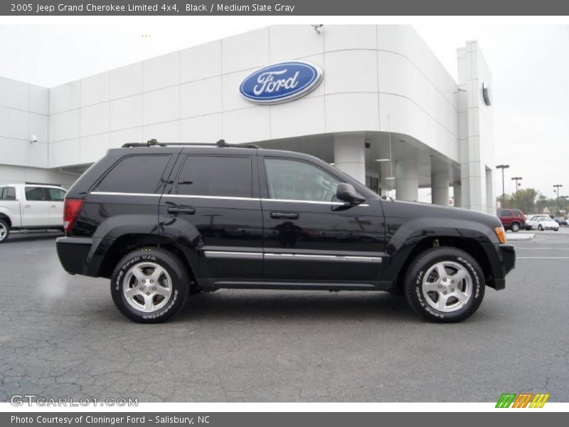 Black / Medium Slate Gray 2005 Jeep Grand Cherokee Limited 4x4