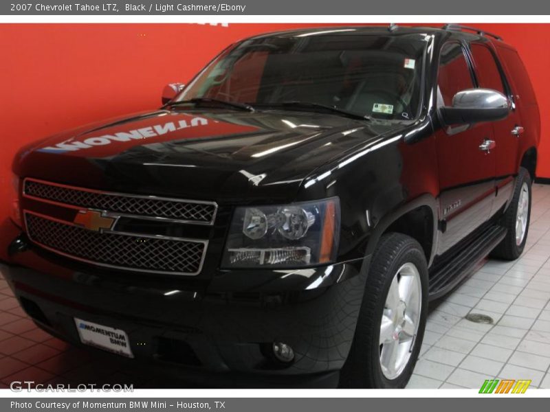 Black / Light Cashmere/Ebony 2007 Chevrolet Tahoe LTZ