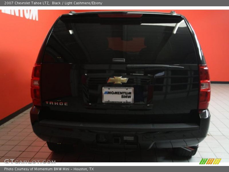 Black / Light Cashmere/Ebony 2007 Chevrolet Tahoe LTZ
