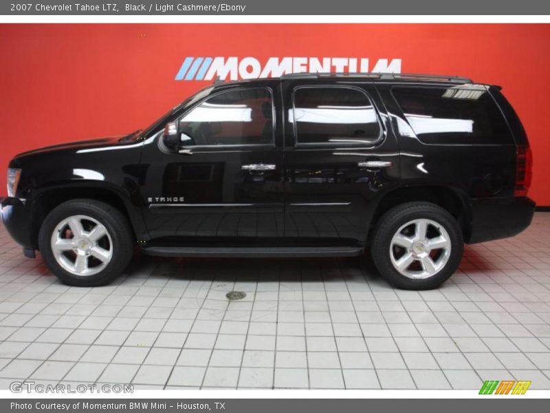 Black / Light Cashmere/Ebony 2007 Chevrolet Tahoe LTZ