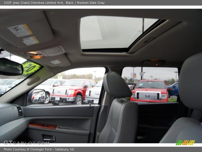 Black / Medium Slate Gray 2005 Jeep Grand Cherokee Limited 4x4