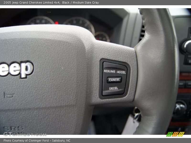 Black / Medium Slate Gray 2005 Jeep Grand Cherokee Limited 4x4