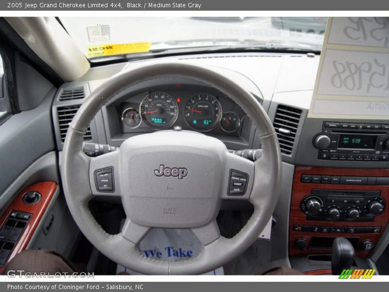 Black / Medium Slate Gray 2005 Jeep Grand Cherokee Limited 4x4