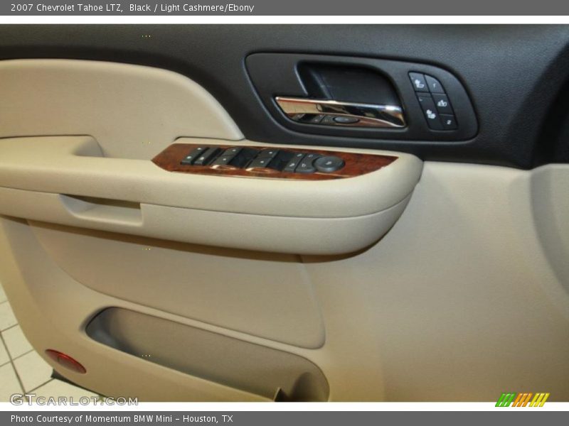 Black / Light Cashmere/Ebony 2007 Chevrolet Tahoe LTZ