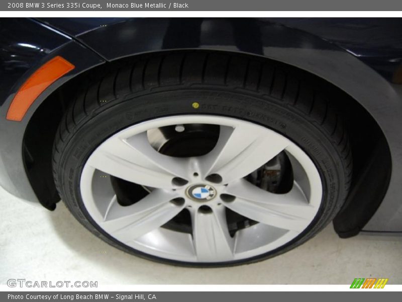 Monaco Blue Metallic / Black 2008 BMW 3 Series 335i Coupe