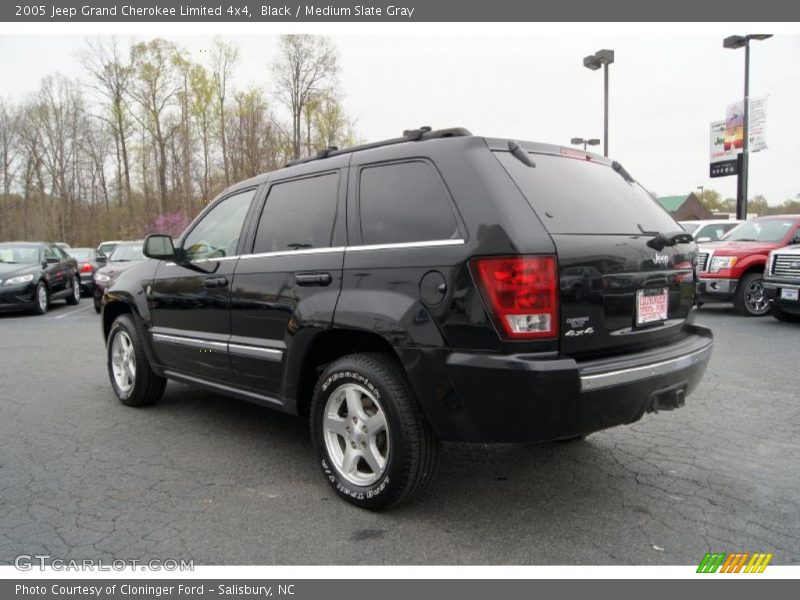 Black / Medium Slate Gray 2005 Jeep Grand Cherokee Limited 4x4